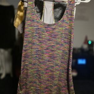 Womens Xersion  Multicolor Tank Top